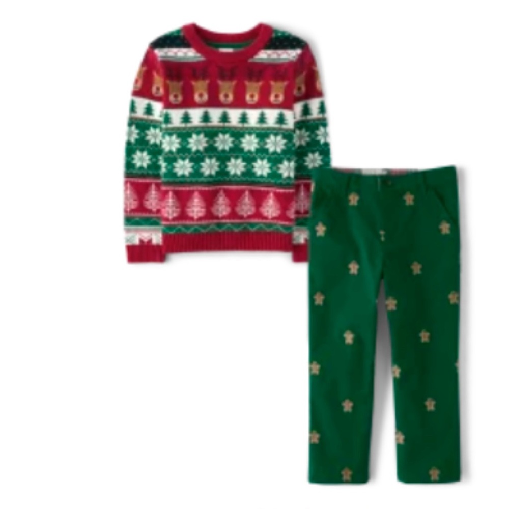 Christmas boy two piece set